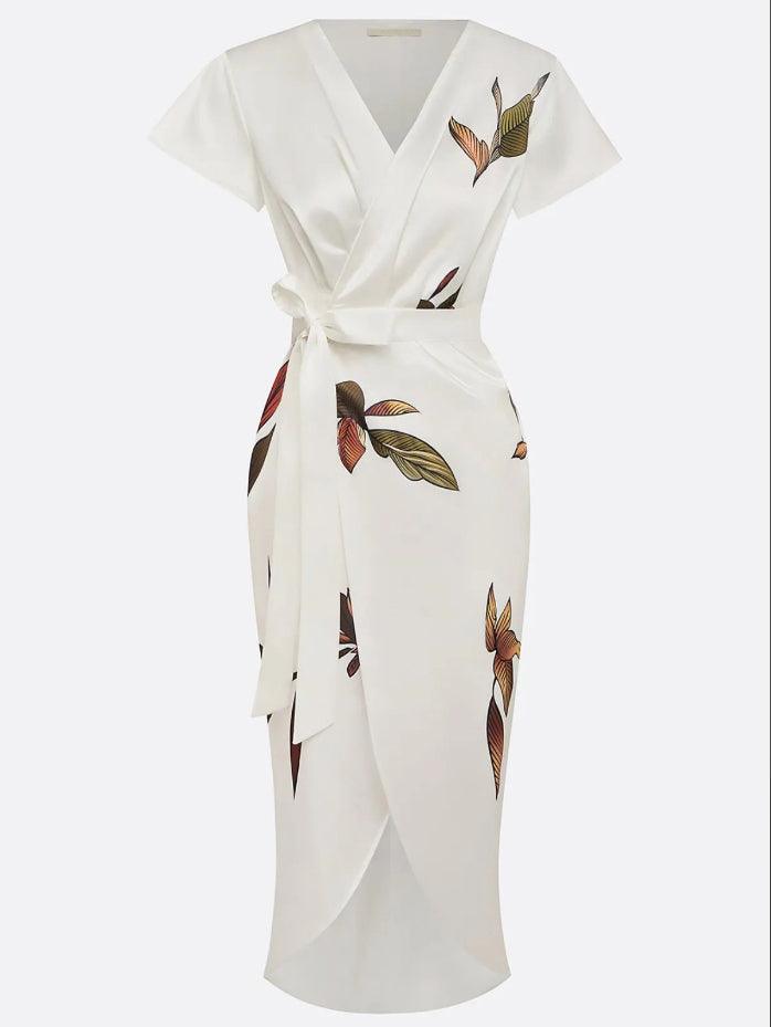Agnes Wrap Midi Dress
