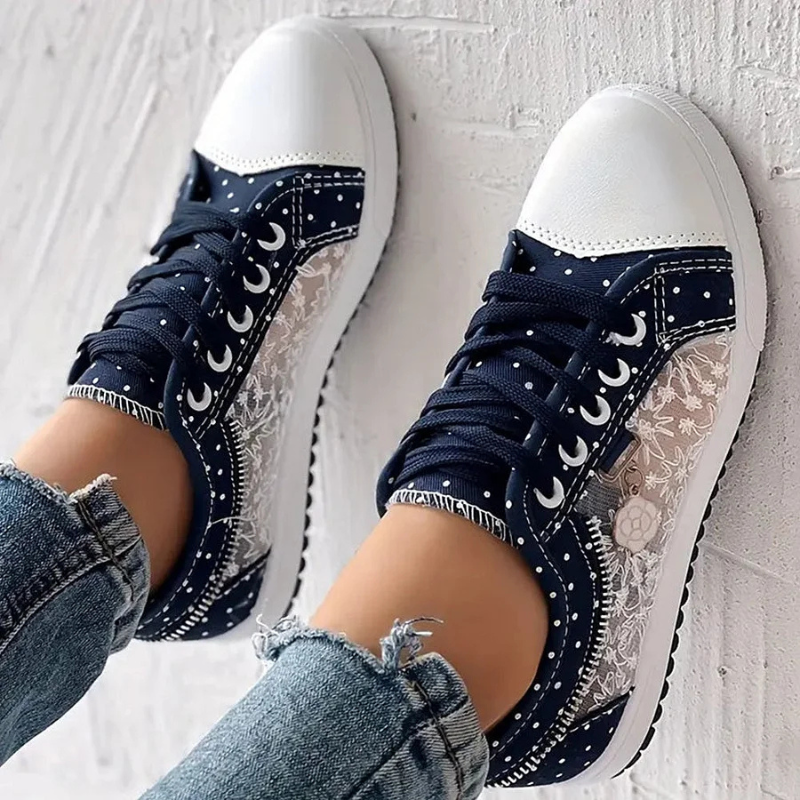 Annabelle Elegant Floral Trainers