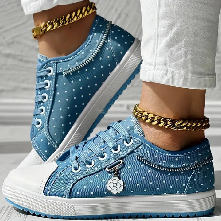 Annabelle Elegant Floral Trainers