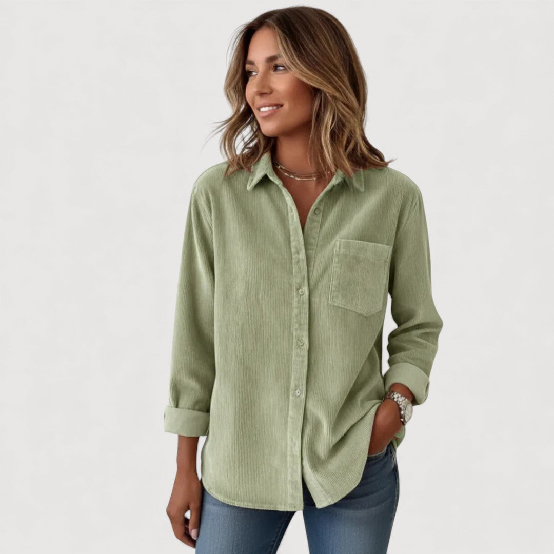 Shirley Corduroy Button Shirt