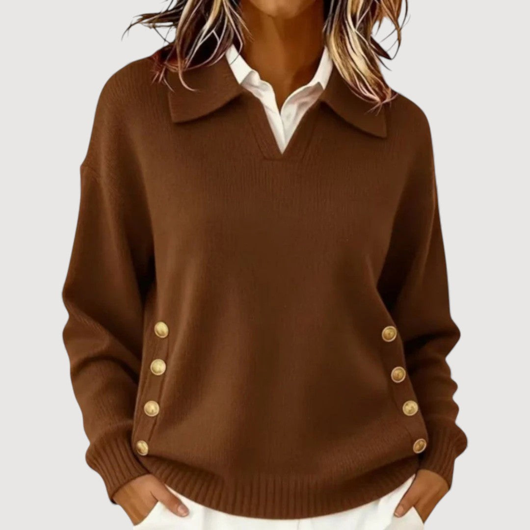 Indie Button Detail Jumper