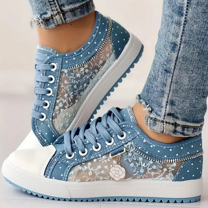 Annabelle Elegant Floral Trainers