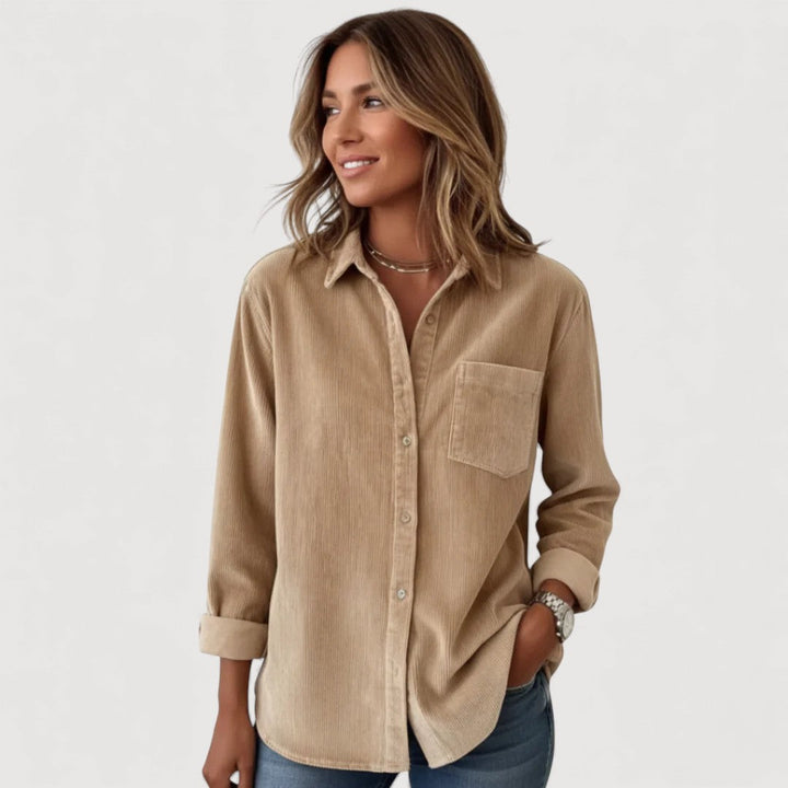 Shirley Corduroy Button Shirt