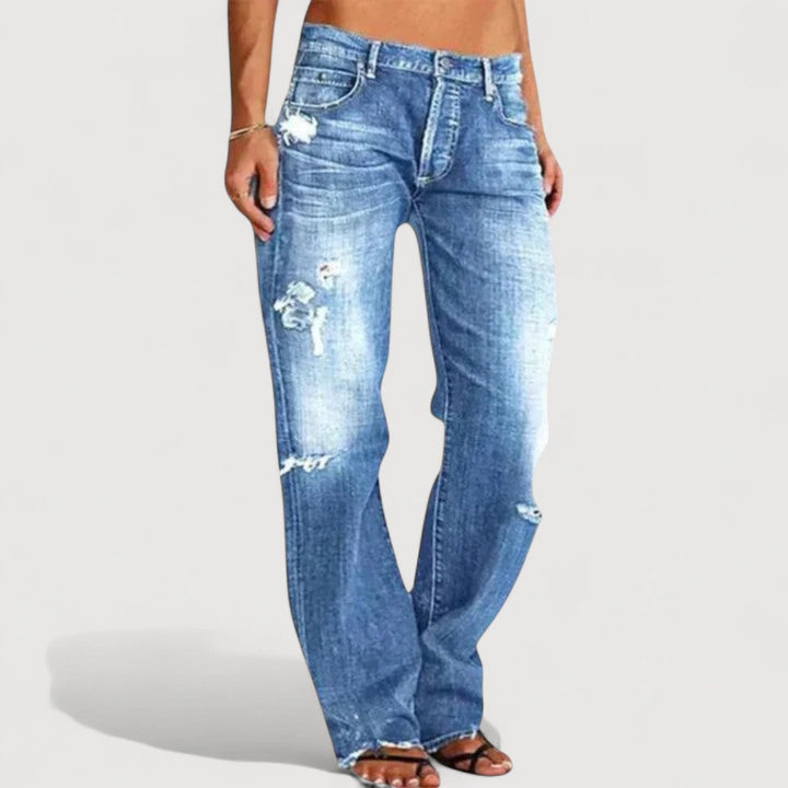 Hazel Relaxed Wide-Leg Jeans