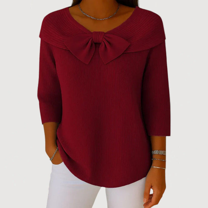 Bonnie Bow Knit Top