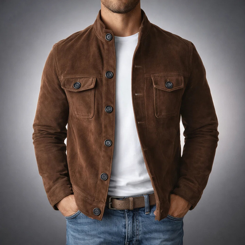 Edward Suede Overshirt