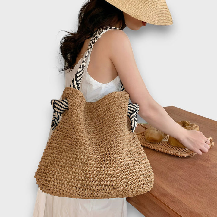 Luna Boho Bag with Structure and Statement Straps