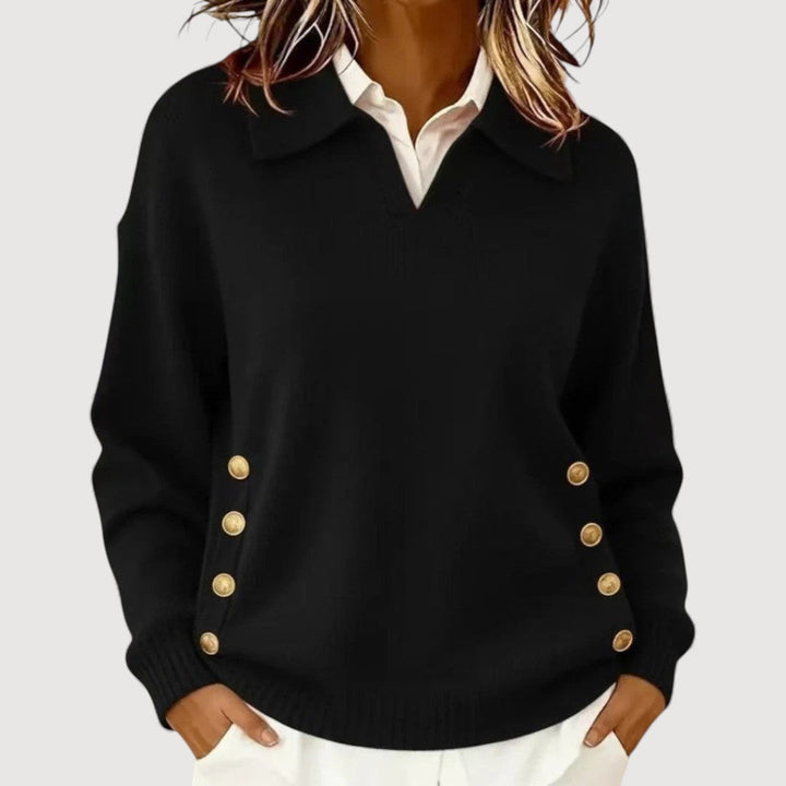 Indie Button Detail Jumper