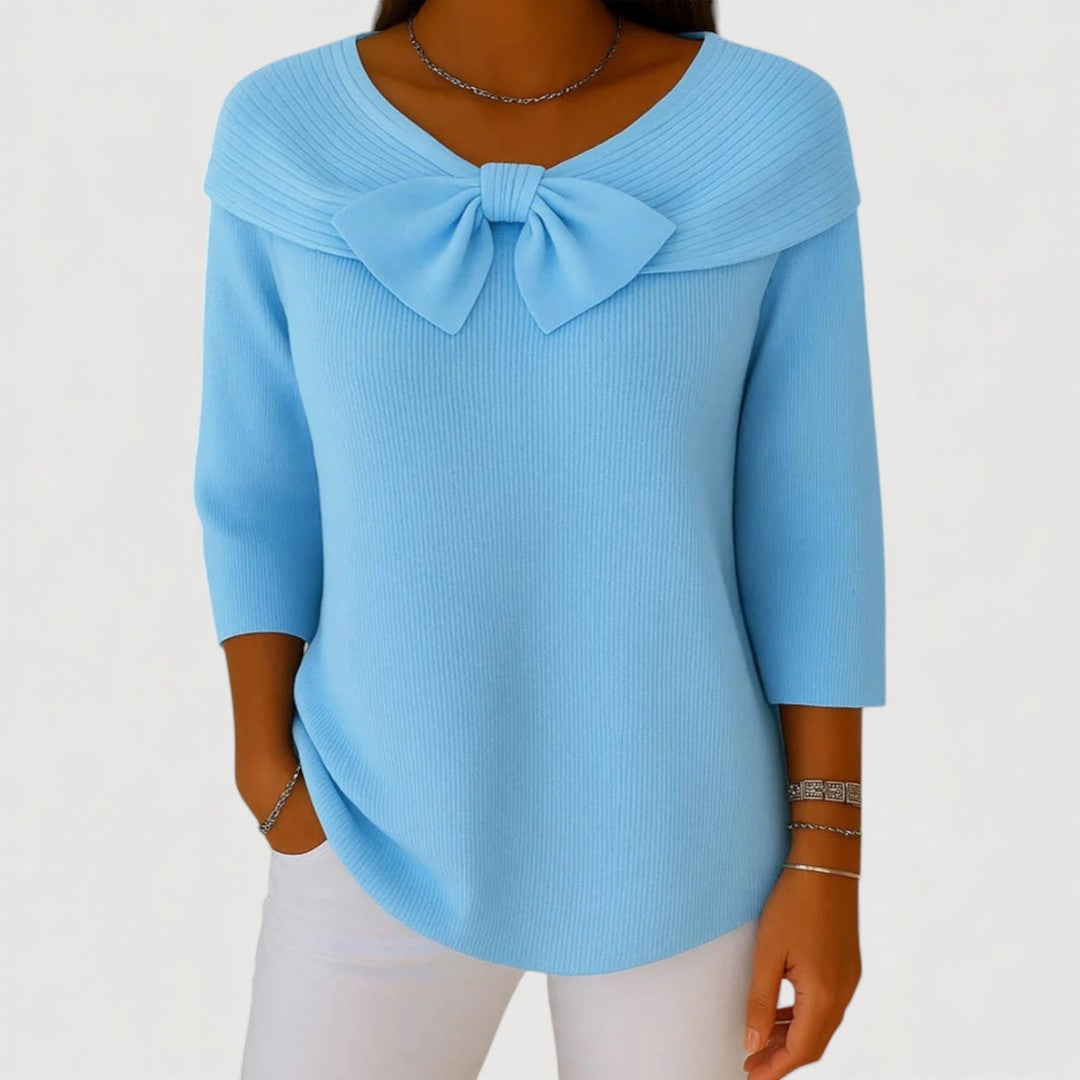 Bonnie Bow Knit Top