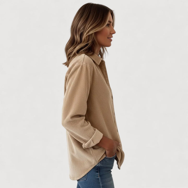 Shirley Corduroy Button Shirt