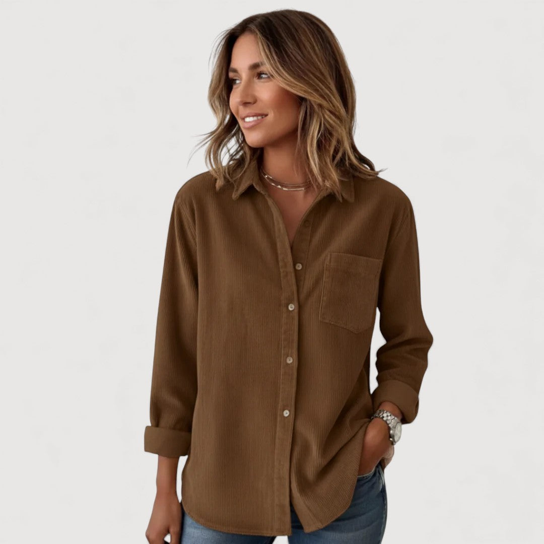 Shirley Corduroy Button Shirt
