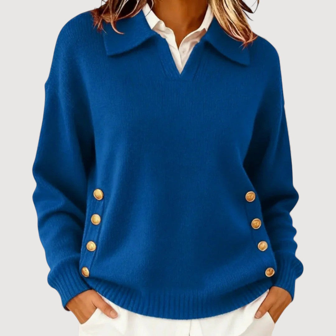 Indie Button Detail Jumper
