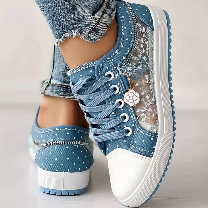 Annabelle Elegant Floral Trainers