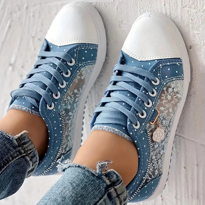 Annabelle Elegant Floral Trainers
