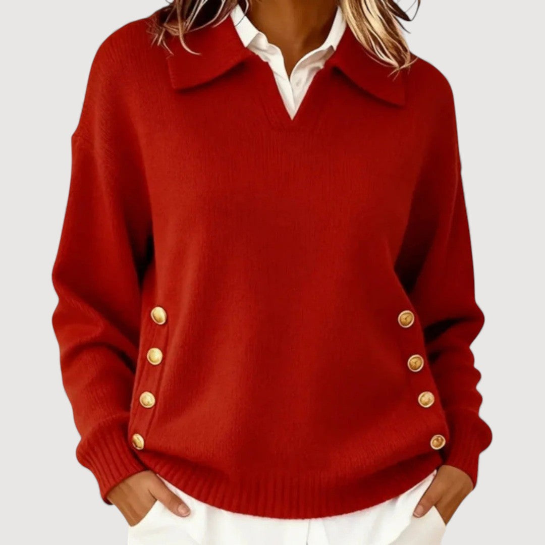 Indie Button Detail Jumper