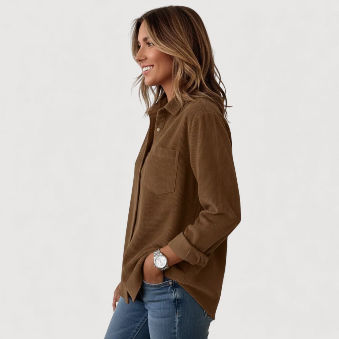 Shirley Corduroy Button Shirt