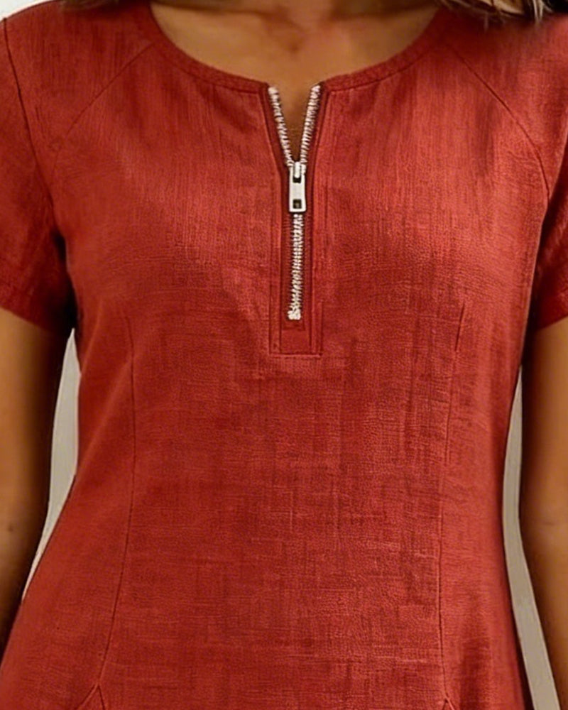 Poppy™ Cotton Zip Dress