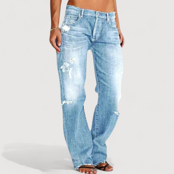 Hazel Relaxed Wide-Leg Jeans