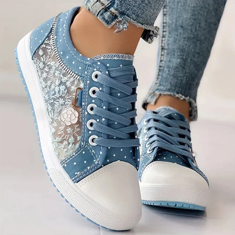 Annabelle Elegant Floral Trainers