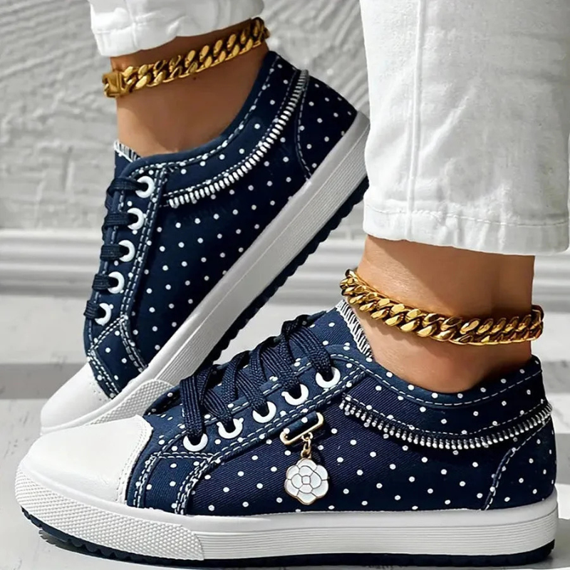 Annabelle Elegant Floral Trainers