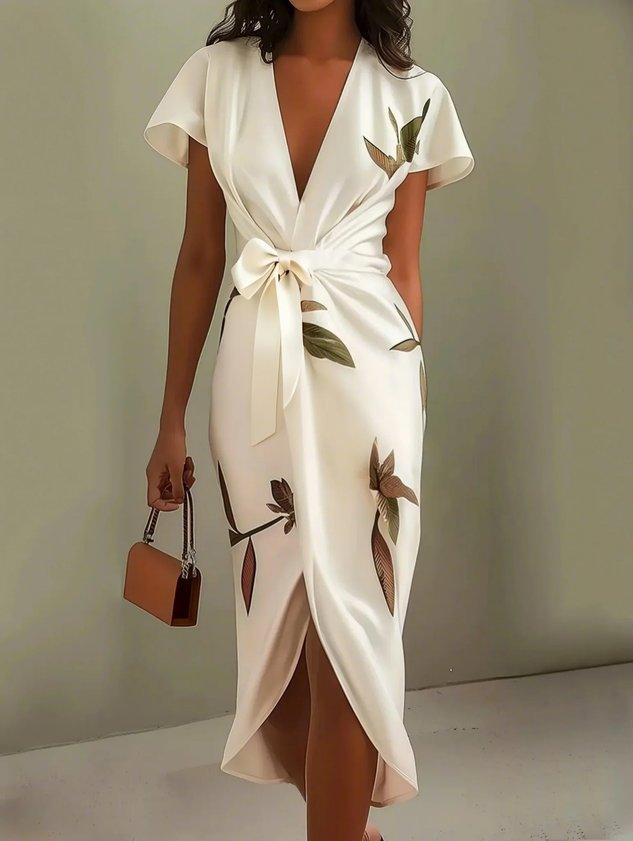 Agnes Wrap Midi Dress