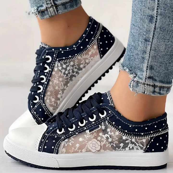 Annabelle Elegant Floral Trainers