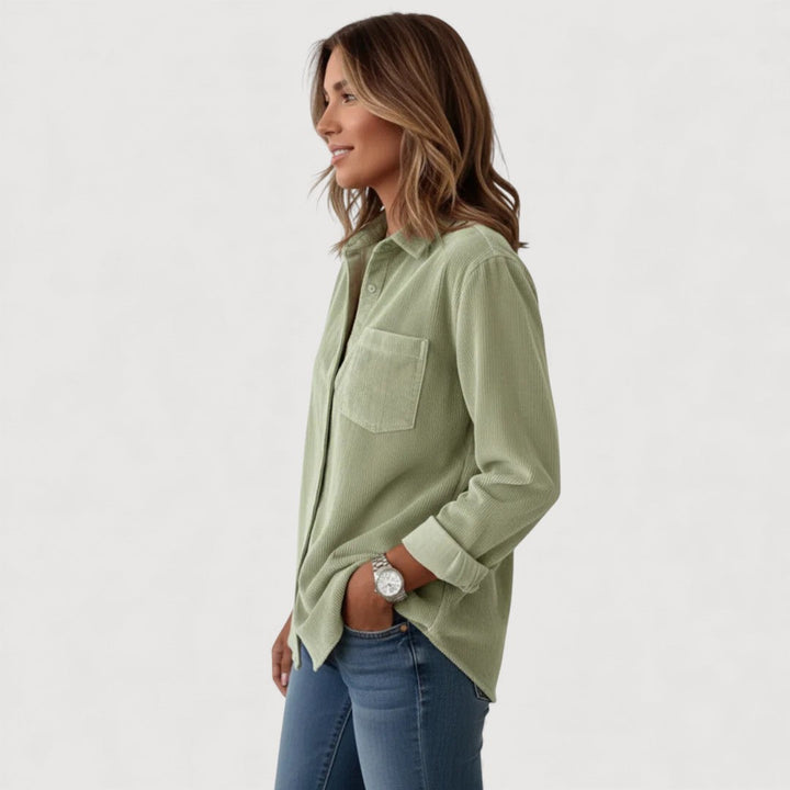 Shirley Corduroy Button Shirt