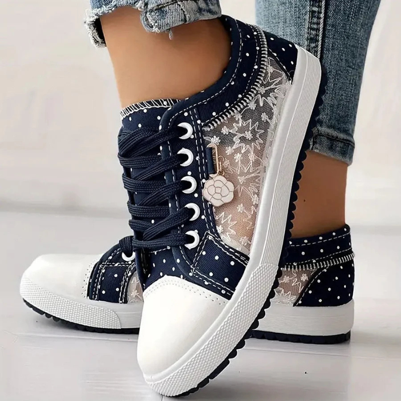Annabelle Elegant Floral Trainers