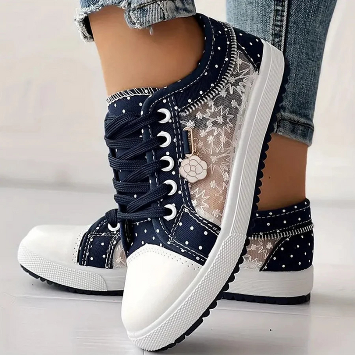 Annabelle Elegant Floral Trainers