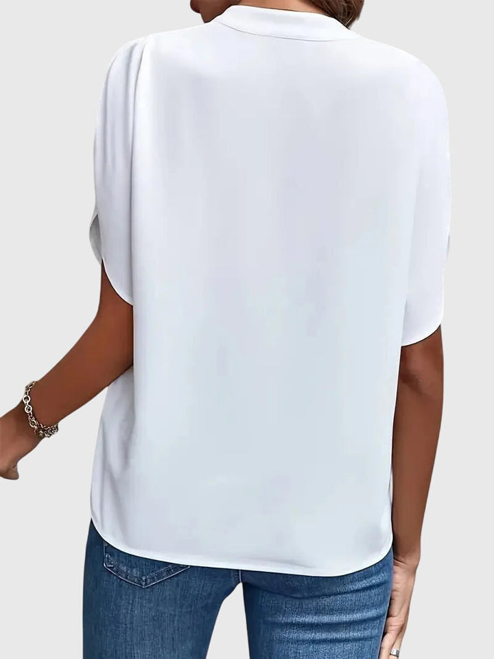 Lucinda Soft and Elegant V-Neck Shirt