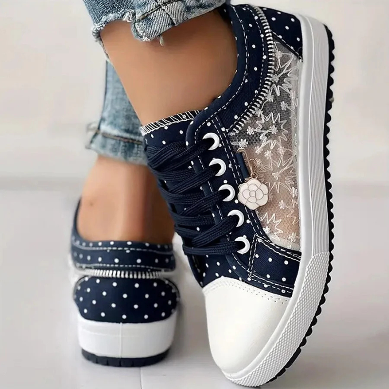 Annabelle Elegant Floral Trainers