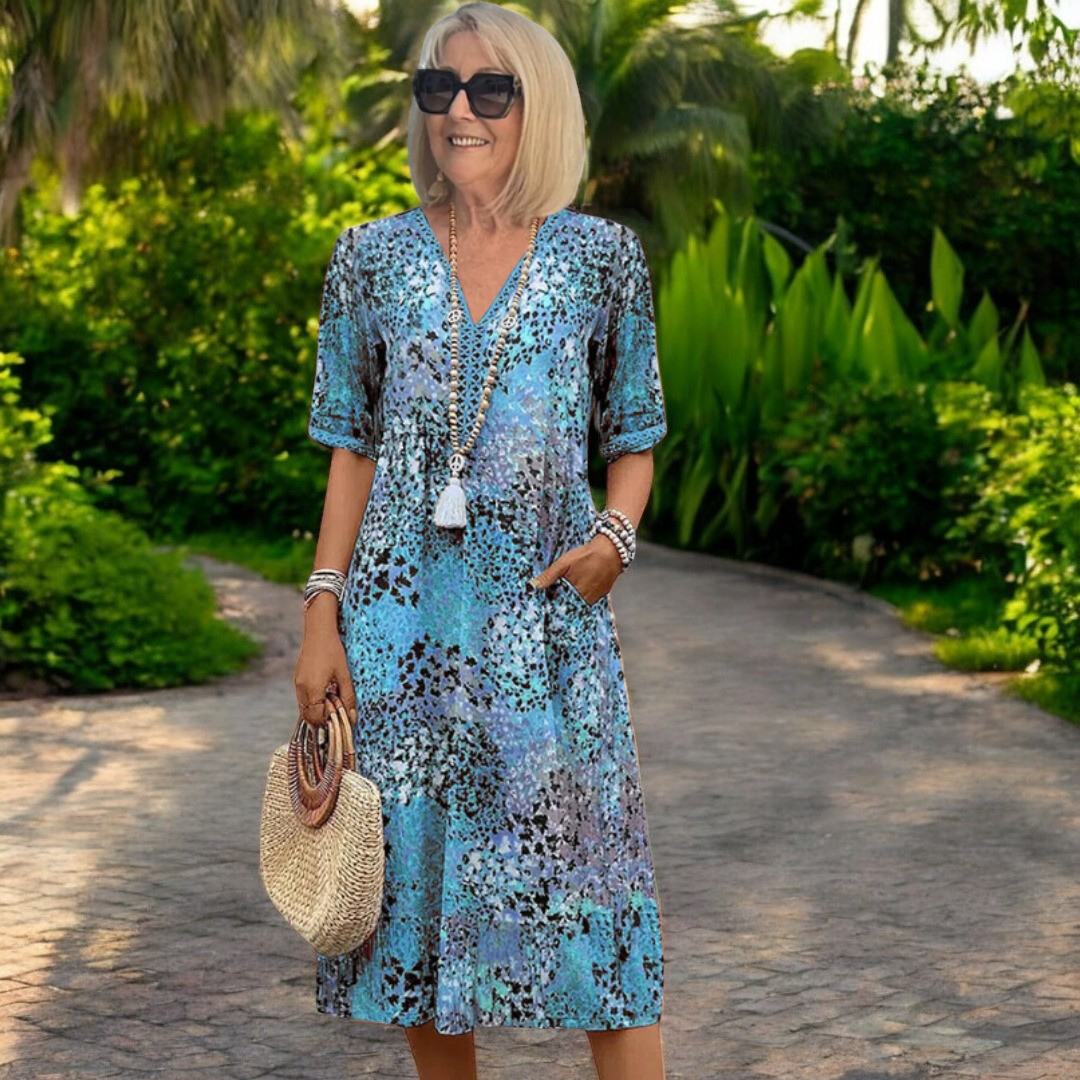 Iris Lightweight and Airy Dress with a Flattering Fit