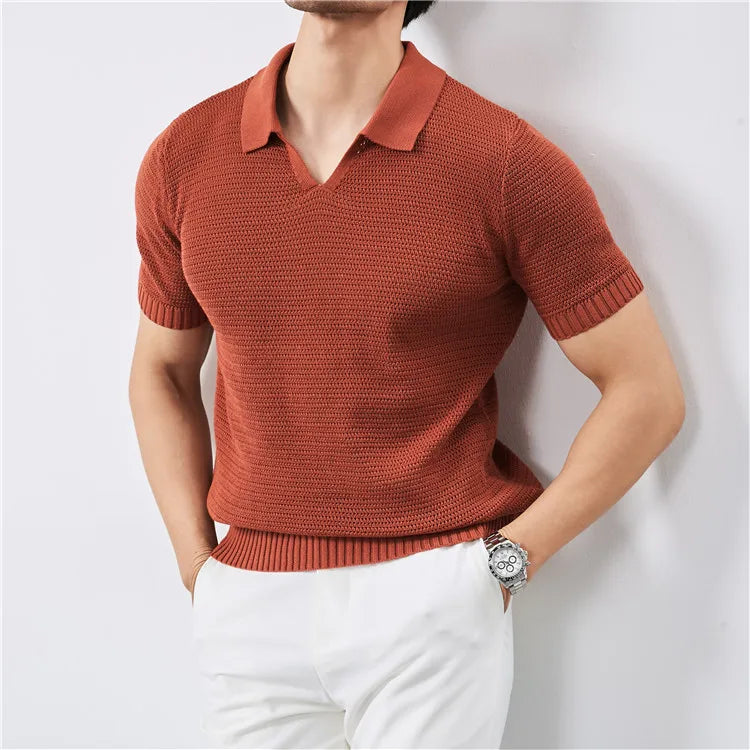Theo Knitted Polo
