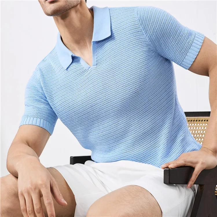 Theo Knitted Polo