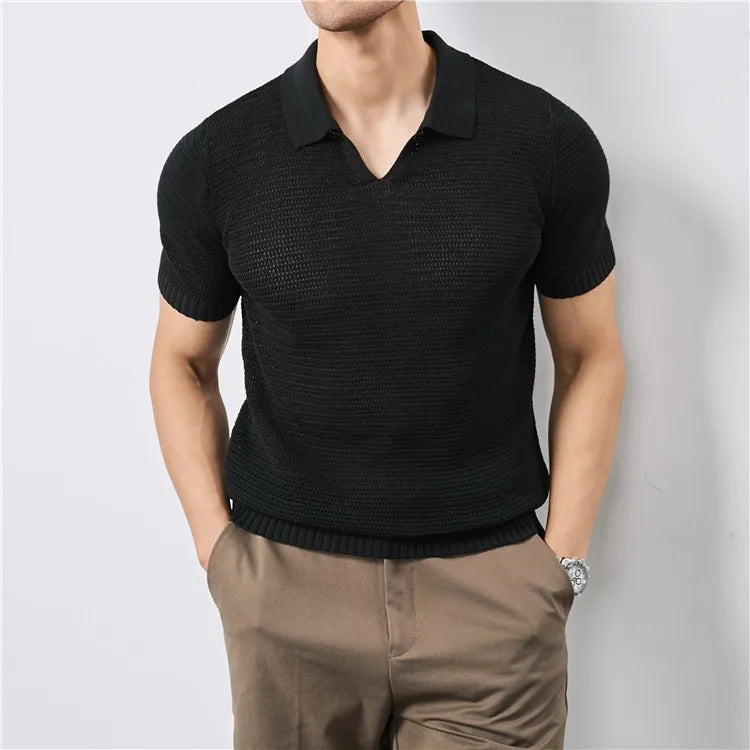Theo Knitted Polo