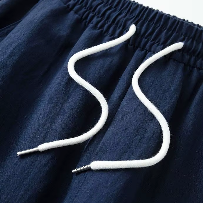 Tom Linen-Feel Wide Leg Trousers