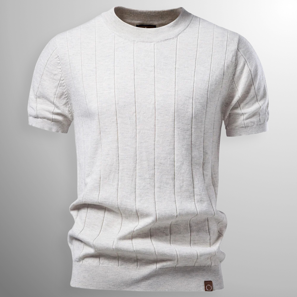 Chris Ribbed Cotton Sweater Tee