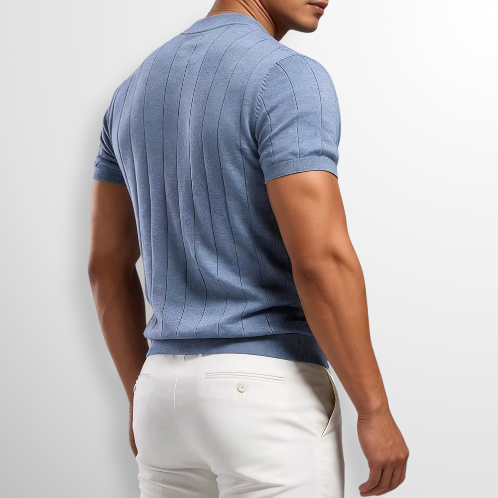 Chris Ribbed Cotton Sweater Tee