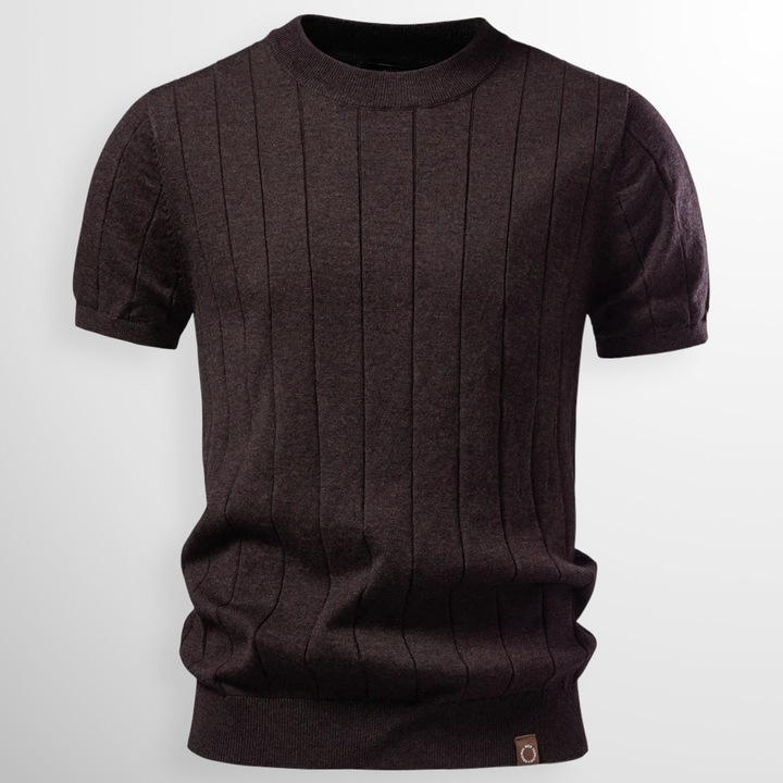 Chris Ribbed Cotton Sweater Tee