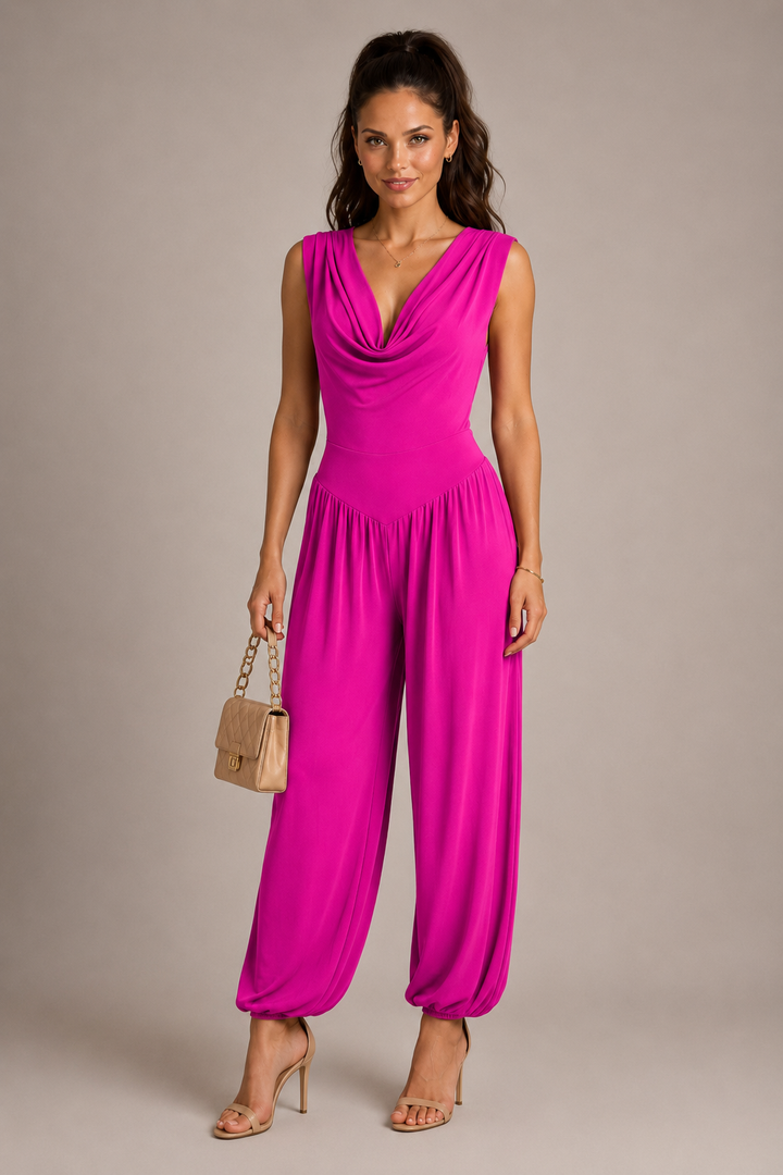 Amara Cowl Neck Jumpsuit