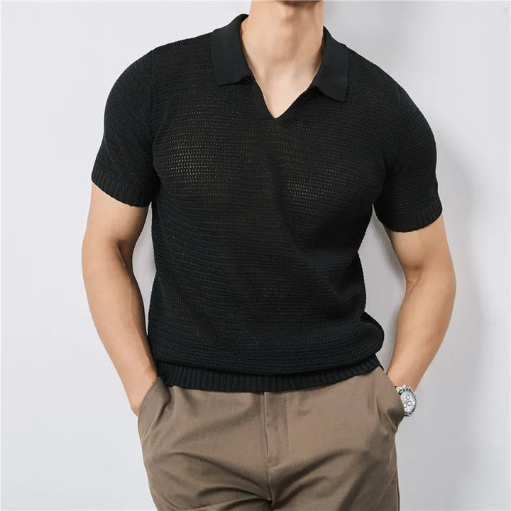 Theo Knitted Polo