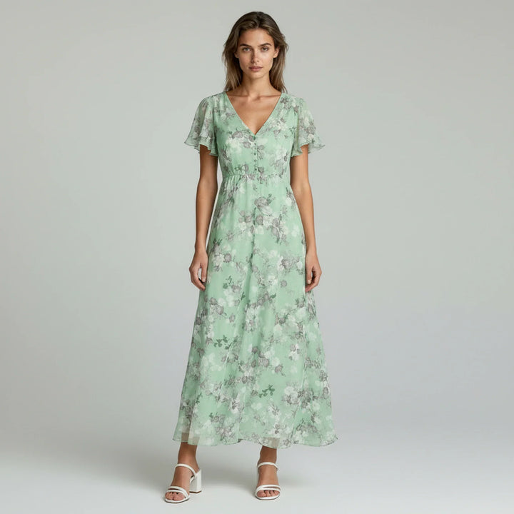 Aria Floral Maxi Dress
