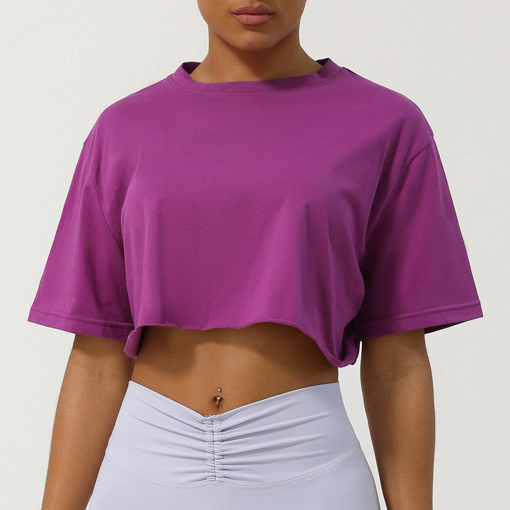 Joyce Relaxed Fit Crop Tee