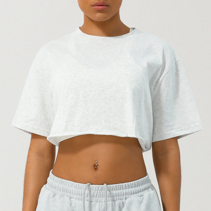 Joyce Relaxed Fit Crop Tee