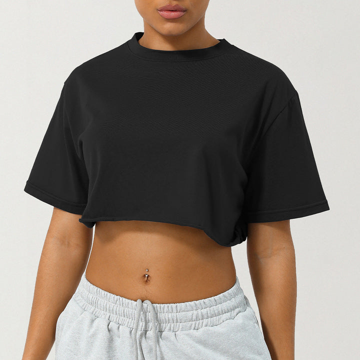 Joyce Relaxed Fit Crop Tee