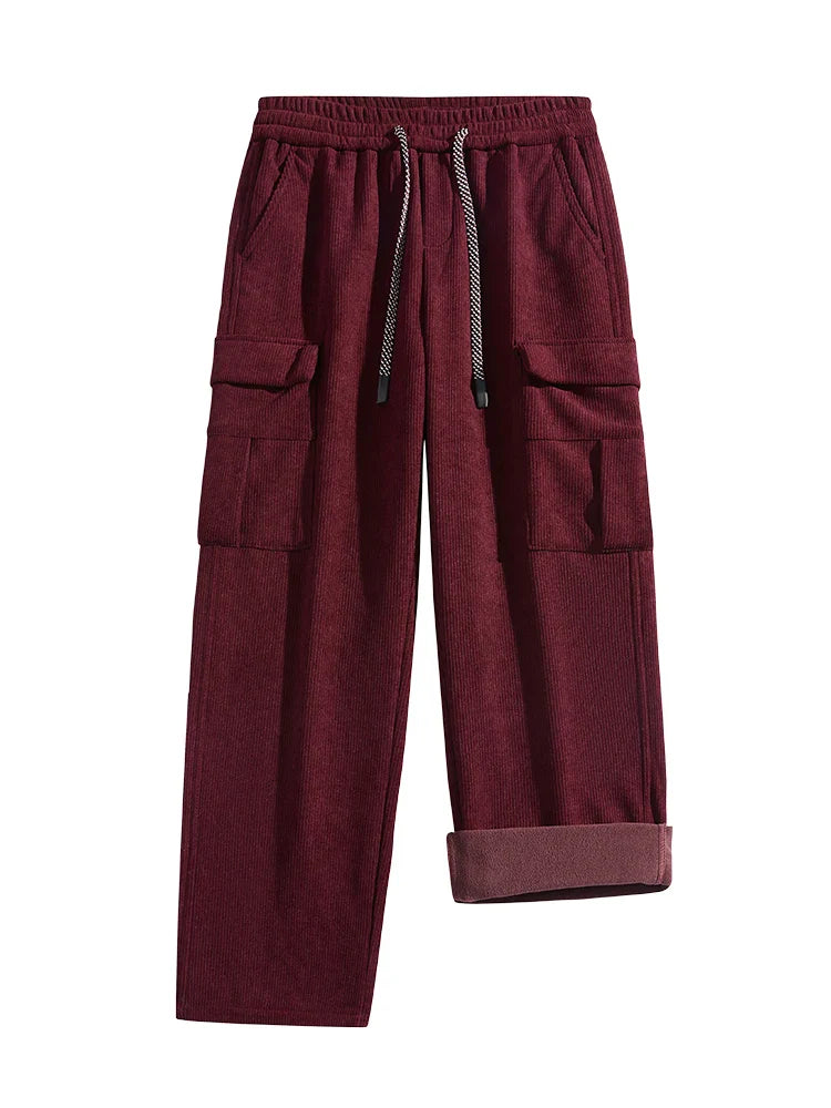 Dominic Corduroy Fleece Lined Trousers