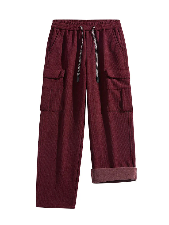 Dominic Corduroy Fleece Lined Trousers