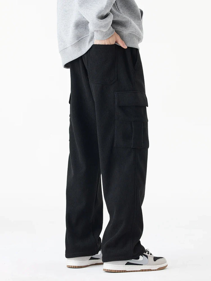 Dominic Corduroy Fleece Lined Trousers