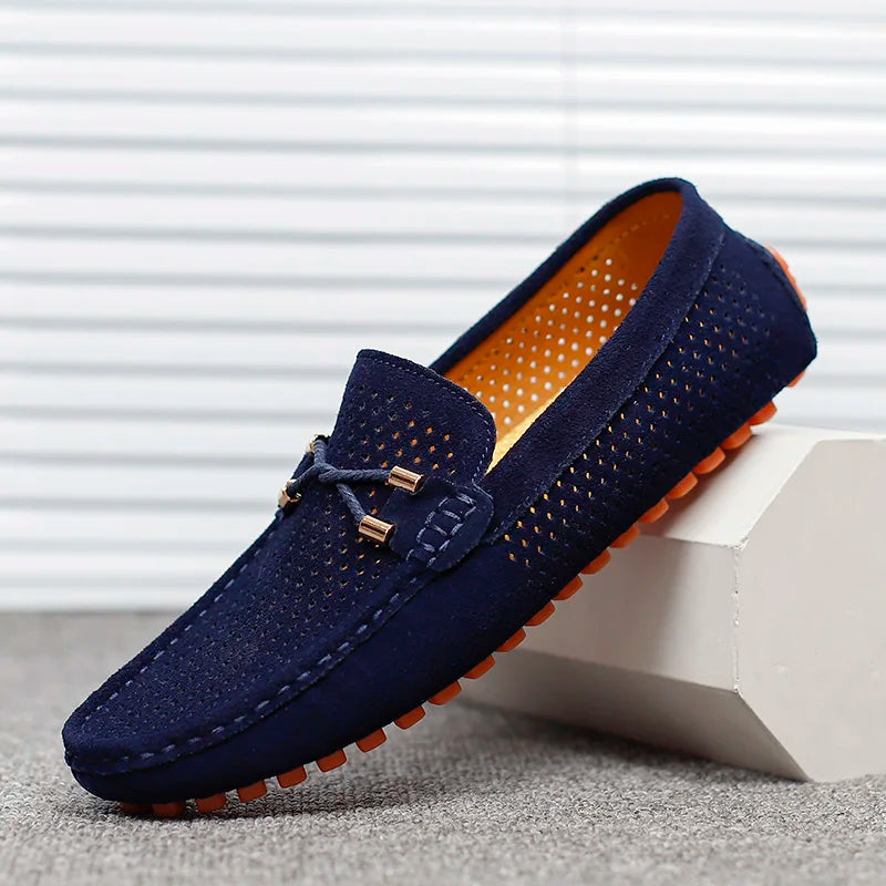 Charles Breathable Leather Loafers