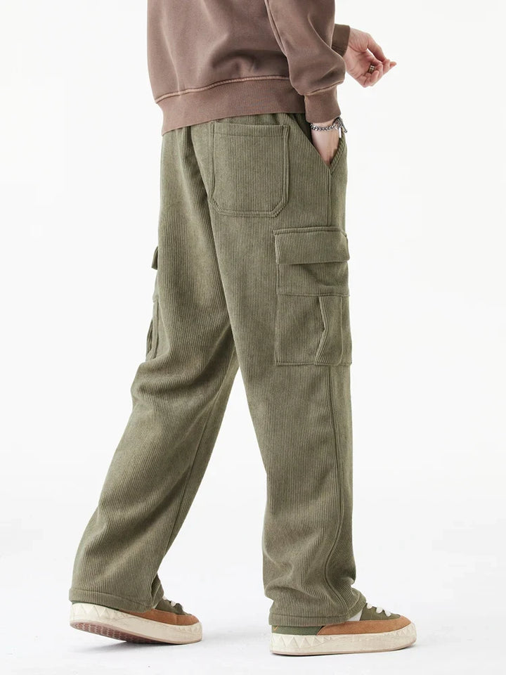 Dominic Corduroy Fleece Lined Trousers